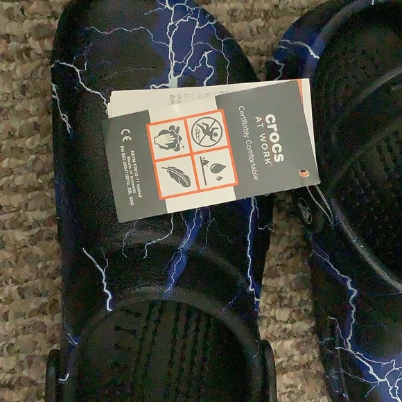 BISTRO GRAPHIC WORK CLOG - black / lightning bolts - Picture 3 of 4